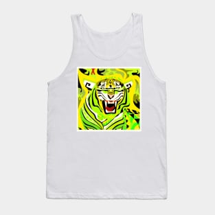 yellow bright tiger of bengal in china horoscope art Tank Top